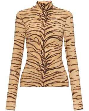 Stella McCartney Animal Motif Top By - Natural