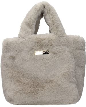 Herno Handbags Eco Fur/Light - Gray