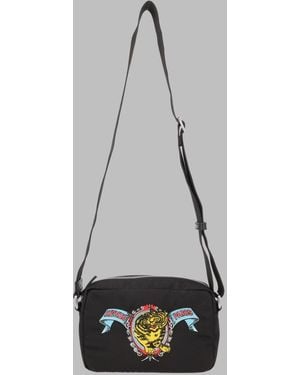 KENZO Kenzo Jumping Tiger Embroidery Shoulder Bag - Gray