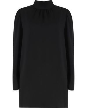 Max Mara Embassy Crepe Dress Triacetate - Black