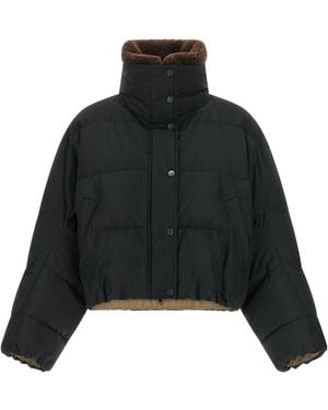 Brunello Cucinelli Cotton Full-Length Jacket Clothing - Black