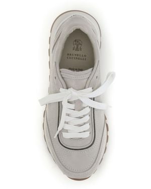 Brunello Cucinelli Leather Trainers Trainers - White