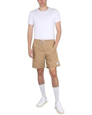 Department 5 Drawstring Bermuda Shorts - White