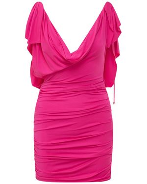 The Attico Mini Jersey Dress - Pink