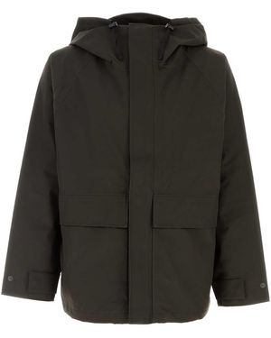 Nanamica Slate Polyester Raincoat - Black