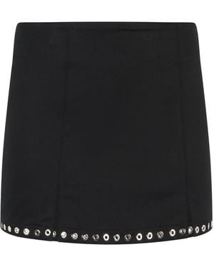 Ludovic de Saint Sernin Skirt Lisette Twill Cotton - Black