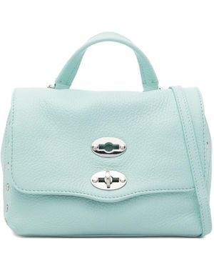 Zanellato Postina Daily Baby Leather Handbag - Blue