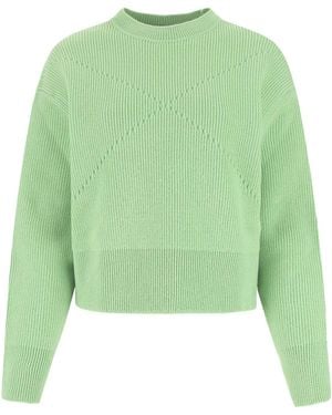 Bottega Veneta Pastel Stretch Cashmere Blend Jumper - Green