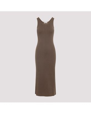 Max Mara Aceri Knit Long Dress - Brown