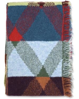 Dries Van Noten Scarf Merino Wool (Ovis Aries) - Blue