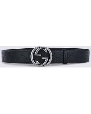 Gucci Belts _Calf Skin - Black