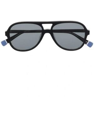 Orlebar Brown Estoril Pilot-Frame Sunglasses-272405--Shiny Steel - Multicolour