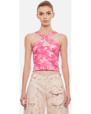 Collina Strada Cross My Heart Alter Top - Pink