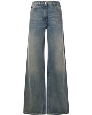 Courreges Hammer Baggy Denim Jeans - Blue
