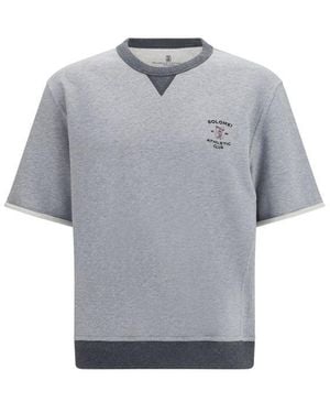 Brunello Cucinelli Cotton Sweatshirt Clothing - Gray