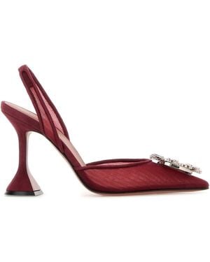 AMINA MUADDI Slingback Heels - Red