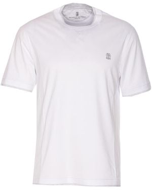 Brunello Cucinelli Logo T-Shirt - White