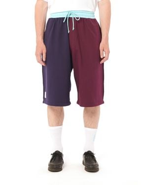 Rassvet (PACCBET) Mix Sweat Shorts Knit Pant - Purple