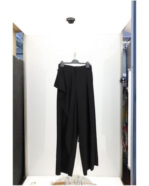 Dior Pants Ruffle Panta Fleece Wool (Ovis Aries) - White