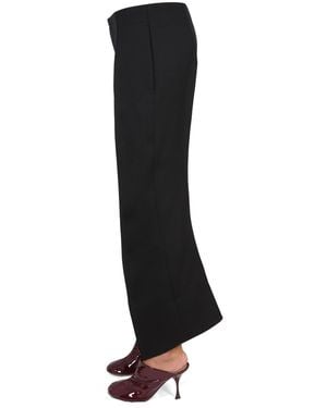 Bottega Veneta Compact Wool Pants - Black