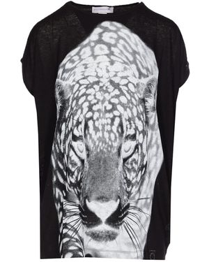 Stella McCartney Cloud Leopard T-Shirt - Black