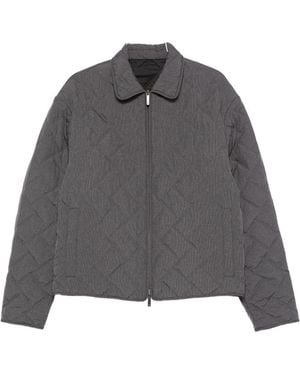 Emporio Armani Quilted Blouson Jacket - Grey