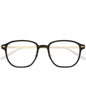 Montblanc Mb0466Oa Linea Snowcap Metallo/Iniettato Optical Frames - Brown