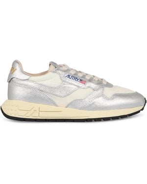 Autry Sneakers Reelwind Low-Top- Cow Hide Sneakers - White