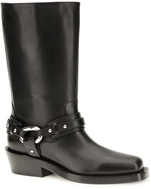 Rabanne Boots Calf Leather - Black