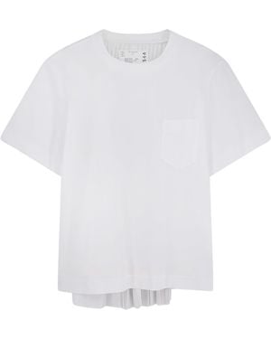 Sacai T-Shirts And Polos Cotone/Poliestere - White