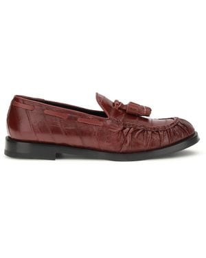 Fratelli Rossetti Tasselled Loafers - Red
