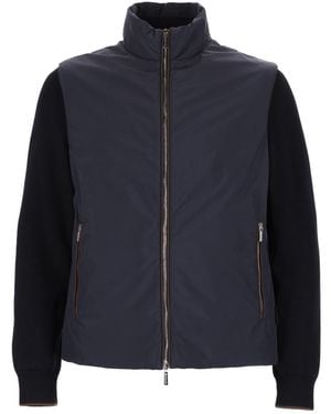 Moorer Evan H Stp Jacket Polyester Trench & Raincoats - Blue