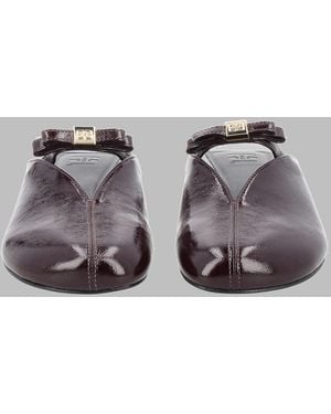 Ganni Mule Sue Low Heel Bio-Based Polyurethane - Grey