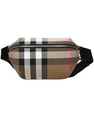 Burberry Fabric Backpack - Black