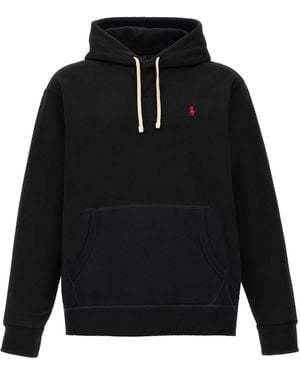 Polo Ralph Lauren Logo Hoodie - Black