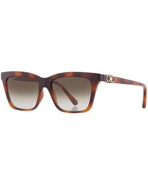 Ferragamo Frame And Lens Sunglasses - Brown