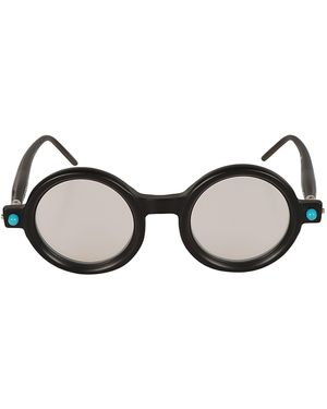 Kuboraum Round Frame Glasses - Brown