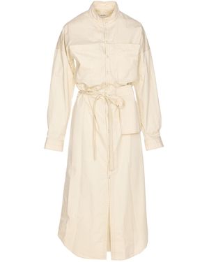 Lemaire Long Shirt Dress - Natural
