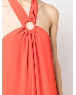 Erika Cavallini Semi Couture Dresses Outer: Acetate - Orange