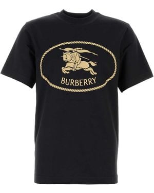 Burberry Cotton T-Shirt - Black