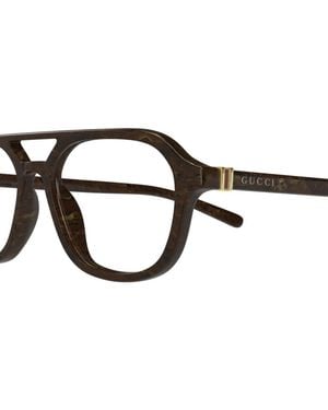 Gucci Gg1673O-003Brown--Transparent - Black