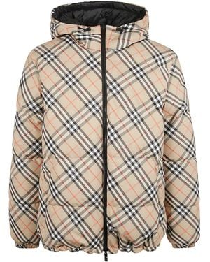 Burberry Snowdonia Reversible Down Jacket - Multicolor
