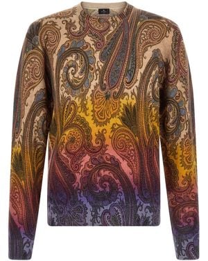 Etro Etro Paisley Wool Sweater - Multicolor