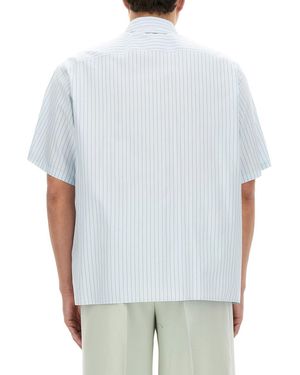 Lanvin Striped Shirt Viscose - White