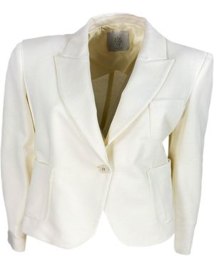 Eleventy Jackets 54Co 40Vi 6Pa - White