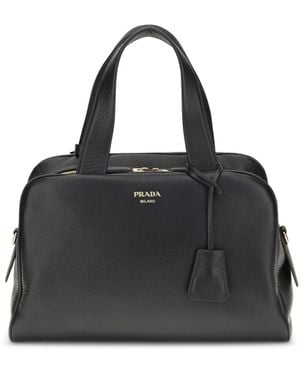 Prada Leather Handbag - Black