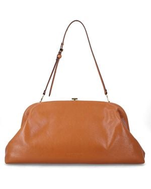 Alberta Ferretti Leather Shoulder Bag - Brown