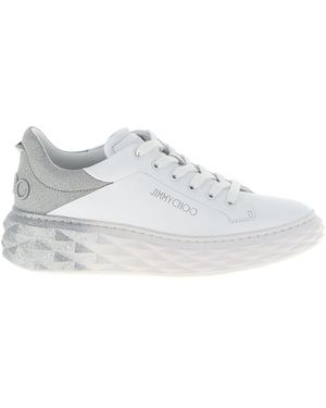 Jimmy Choo Diamond Maxi F Ii' Trainers - White