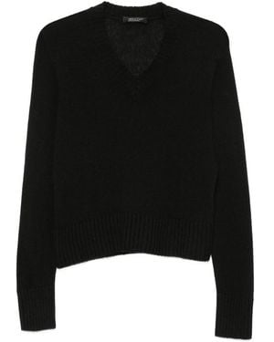 Aragona V-Neck Cashmere Sweater Sweaters - Black