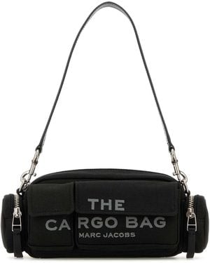 Marc Jacobs Canvas Shoulder Bag - Black